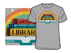 Library Shirt, One Month Old, Grey Style, Local Library, Reading Shirts, 3 Kids, 4 Kids, Librarian, Grey Fashion