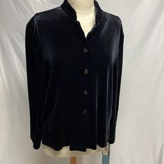 90% Polyester 10% Spandex Black Stretch Tops With Button Closure, Black Stretch Top With Button Closure, Stretch Black Tops With Button Closure, Stretch Button-up Tops With Snap Buttons, Stretch Snap Button-up Tops, Classic Stretch Tops With Buttons, Black Stretch Blouse With Button Closure, Black Tops With Snap Buttons, Elegant Black Tops With Snap Buttons