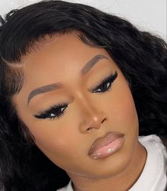 Natural Beat Makeup Black Women Light Skin, Makeup Looks For Birthday Party, Nude Glam Makeup Looks, Uk Makeup Looks Black Women, Natural Brown Makeup, Natural Beat Makeup Black Women, Natural Glam Makeup Black Women, Soft Beat Makeup, Soft Glam Makeup Black Women