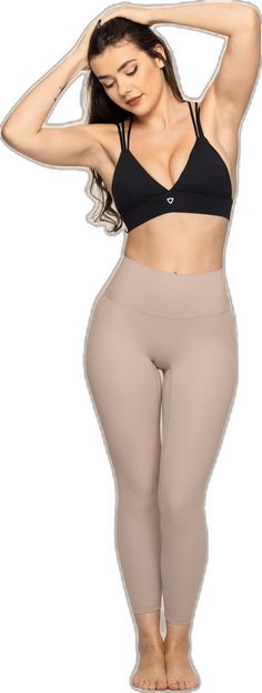 Beige Compression Bottoms For Gym, Compression Beige Workout Bottoms, Beige Stretch Yoga Pants For Workout, Beige Compression Yoga Bottoms, Beige Compression Bottoms For Yoga, Beige Fitted Leggings For Workout, Beige Stretch Workout Pants, Fitted Beige Leggings For Workout, Beige Stretch Leggings For Yoga