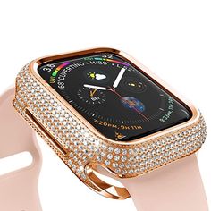 Diamond Cover For Apple Watch Case iWatch 44mm 42mm 40mm 38mm Accessories Luxury Bling Alloy Bumper Protector Series 7 6 5 4|Watch Cases| Best Luxury Apple watch case, to match your watch band straps. This cover provides strong armor travel protection, It fits the 38mm, 40mm, 41mm, 42mm, 44mm, 45mm. Series 7 6 5 4 face screen. Gorgeous designer fashion. Give your apple watch that expensive facelift, bracelet look. Cases allow you to change the outlook of your apple watch to match any color jewel Diamond Apple Watch, Watch Cases, Cheap Watches, Diamond Bling, Apple Watch Case, Color Jewelry, Luxury Diamonds, Face Lift, Accessories Luxury