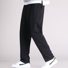 Applicable Season : Spring and Autumn Applicable Scene : CASUAL Fabric Type : Chiffon Model Number : Pants Closure Type : Drawstring Decoration : Pockets Place Of Origin : China (mainland) Front Style : Flat Item Type : full length Length : full length Thickness : midweight Fit Type : LOOSE Style : Casual Material : Polyester Gender : MEN Pant Style : Sweatpants Waist Type : MID     WHAT ABOUT REFUND?   Fast refund,100% Money Back Guarantee. If your product is defective or doesnt work properly, let us know and well send you a replacement one. We believe in our products so much that we offer a 30-day No-Hassle refund policy. If youre unhappy about your purchase, send us the product back and well refund your money immediately. Casual Tapered Leg Gray Dress Pants, Gray Baggy Sweatpants, Casual Gray Cotton Dress Pants, Casual Gray Plain Pants, Plain Gray Casual Pants, Gray Ankle-length Streetwear Bottoms, Gray Ankle-length Pants For Streetwear, Mens Pants Fashion, Mens Spring