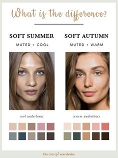 Muted Soft Autumn Color Palette, Shaded Soft Summer, Soft Autumn Makeup, The Concept Wardrobe, Soft Autumn Deep, Muted Autumn, Concept Wardrobe, Soft Autumn Palette