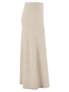 98% Viscose, 2% Elastane Lining: 74% Acetate, 26% Silk Ivory Skirt, Versace Shop, Ankle Length Skirt, Luxury Dress, Emilio Pucci, Pull Up, Brunello Cucinelli, Lanvin, Stylish Men