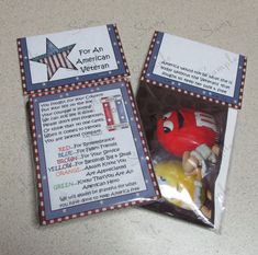 an american veteran action figure in its package