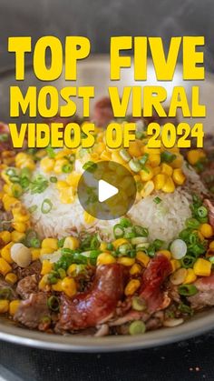 the top five most viral videos of 2014 are out and it's time to eat