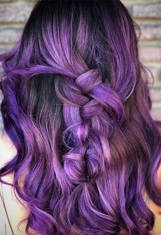 63 Purple Hair Color Ideas to Swoon over in 2022 - Glowsly Dark Chocolate Brown Hair