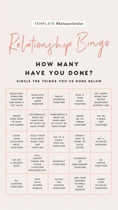 Date Ideas For Boyfriend, Couples Quiz, Relationship Journal, Instagram Story Questions, Instagram Questions, Bingo Template, Cute Date Ideas, Relationship Challenge