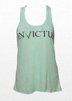 Women's "Redefining Beauty" Flowy Tank - Mint Green.  Mint Green Bella Flow Tank with Invictus logo across chest and "Redefining Beauty" on the back. Invictus Logo, Green Mint, The Back