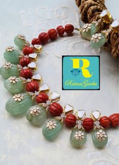 Coral Jhumkas, Corals And Pearls Jewellery, Beads Long Necklace, Pearls Jewellery, Coral Jewelry Set, Pearl Jewelry Design