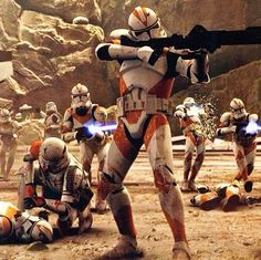 star wars the force awake is getting ready to take on an upcoming battle with clone troopers