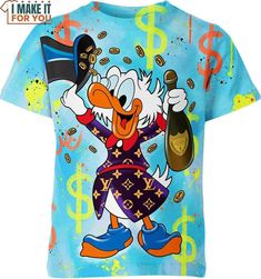 Scrooge Mcduck Louis Vuitton Billionaire Shirt Check more at https://imakeitforyou.com/product/scrooge-mcduck-louis-vuitton-billionaire-shirt/ Louis Vuitton Shirt, Scrooge Mcduck