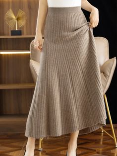 Season : Autumn/Winter

Fabric Type : Knitted

Waistline : Natural

Dresses Length : Ankle-Length

Silhouette : Pleated

Pattern Type : Solid

Style : Office Lady

Material : Wool

Gender : Women

Elasticity : Medium Strecth

Fit Type : Regular Fit
 


 


M:Circumference 113cm,Length 83cm,Weight 45-55kg


L:Circumference 114cm,Length 84cm,Weight 55-65kg


XL:Circumference 115cm,Length 85cm,Weight 65-75kg Long Pleated Skirt, Pleated Pattern, Skirt Office, Grace Dress, Korean Fashion Fall, Pleats Pattern, Office Skirt, Nature Dress, Pleated Long Skirt