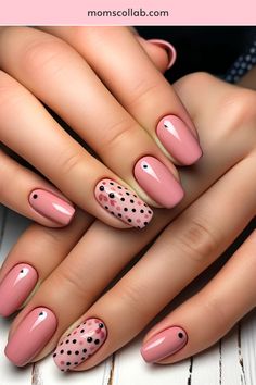 10 Gorgeous and Easy Pink and Black Nail Art Ideas Pink And Black Nails Design, Pink And Black Nail Art, Pink And Black Nail Designs, Black Nail Art Ideas, Black Nails Design, Pink And Black Nails, Negative Space Art, Matte Black Nails, Black Nail Art