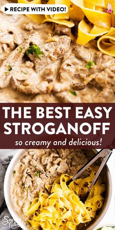 the best easy stroganooffi recipe and delicious side dish for any meal