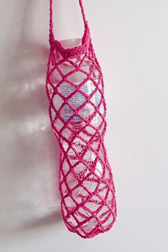 crochet water bottle holder free pattern Water Bottle Holder Crochet, Crochet Bottle Holder