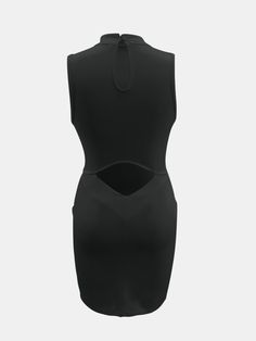 Features: Cutout Sheer: Opaque Stretch: Highly stretchy Body: Not lined Material composition: 80% polyester, 20% spandex Care instructions: Machine wash cold. Tumble dry low. Imported Product measurements:S:Bust 33.86 in, Waist 25.98 in, Waist Stretch Amount 29.92 in, HIP 33.07 in, Length 34.25 inM:Bust 35.43 in, Waist 27.56 in, Waist Stretch Amount 31.50 in, HIP 34.65 in, Length 35.04 inL:Bust 37.01 in, Waist 29.13 in, Waist Stretch Amount 33.07 in, HIP 36.22 in, Length 35.83 inXL:Bust 38.58 in, Waist 30.71 in, Waist Stretch Amount 34.65 in, HIP 37.80 in, Length 36.61 in Maternity Swimwear, Maxi Dress Cocktail, Maxi Dress Formal, Dress Bra, Loungewear Sets, Faux Fur Jacket, Formal Evening Dresses, Sweaters Knitwear, Mock Neck