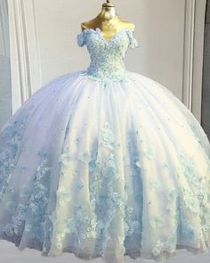 Mexican Style Floral Flowers Quinceanera Dresses Ball Gown For Sweet 15 Birthday Colors : Mauve-Pink /White /Light-Blue /Blush-Pink Dresses Process Time: 14 to 18 days (except holiday) Dress Style: 330 Customized :Yes Shipment Method: DHL,Fedex,Aramex Delivery Time: 3 to 7 Work Days Quinceanera Dresses White And Blue, Light Blue And White Quinceanera Dresses, Pastel Blue Quinceanera Dresses, White Princess Quinceanera Dress, White Ball Gown For Sweet 16, Princess Ball Gown For Quinceanera Spring, Princess Style Ball Gown For Quinceanera In Spring, Spring Pink Ball Gown For Quinceanera, Pink Ball Gown For Quinceanera Spring Season