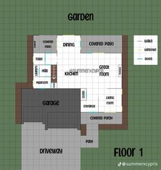 the floor plan for a house with three rooms