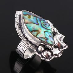 .-:Welcome To Store:-               Natural Abalone Shell Gemstone Ring, 925 Sterling Silver Jewelry Ring,  Handmade Ring,  Valentine Gift, for Women and Men, Ring Size-6.1/4 Metal             :-    Sterling Silver Total Weight  :-    7.8 - Gram Main Stone    :-    Natural Abalone Shell Ring Size        :-    US- 6 1/4 Color              :-    Silver Type               :-    Ring Metal Purity   :-    925 Theme:Angels, Beach, Beauty, Biker Occasion:Anniversary, Birthday, Christening, Christmas, Confirmation/Communion, Engagement, Father's Day, Graduation, Mother's Day, Valentine's Day                                                  -:Shipping Handling:- Handling Time:- We take handling time of 2 to 3 Business Day from the date of receipt of the payment after receiving cleared payment. Ship Sterling Silver Jewelry Rings, Shell Ring, Lovely Ring, Abalone Shell, Jewelry Ring, Valentine Gift, Ring Handmade, 925 Sterling Silver Jewelry, Metal Rings