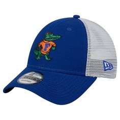 Complete your Florida Gators game day look with this New Era Trucker 9FORTY Adjustable Hat. This cap features a classic trucker design with solid front panels and mesh back panels, offering a comfortable and breathable fit. The curved bill provides just the right amount of shade, while the adjustable snap closure ensures a secure and personalized fit for all-day wear. Florida Gators, Adjustable Hat, Game Day, Team Logo, Snap Closure, New Era, Accessories Hats, Florida, Mesh