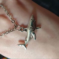 This Unique Piece Is A Wonderful Addition To Your Wardrobe And Your Style; Sure To Get Lots Of Compliments! Nr-10 Gsun0s50x00ju10-4 Shark Necklace, Womens Jewelry Necklace, Unique Pieces, Your Style, Jewelry Necklaces, Women Jewelry, Necklaces, Wardrobe, Silver