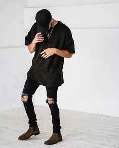 Leather Jacket Style, Tomboy Outfits, Streetwear Men, Men Street, Urban Wear, Fashion Winter