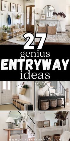 small entryway decor ideas Cute House Entrance Ideas, Entryway Ideas On A Budget, No Foyer Living Room Entryway Ideas, Simple Shoe Rack Ideas Entryway Entrance, Cute Small Entryway Ideas, Big Foyer Ideas Entryway, Entryway With Floating Shelf, Entryway On A Budget, Small Foyer Decorating Entryway