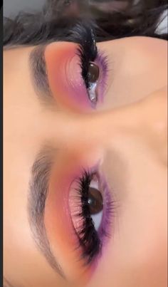 Maquillage On Fleek, Purple Eye Makeup, Cute Eye Makeup, Eye Makeup Pictures, Makijaż Smokey Eye, Colorful Eye Makeup