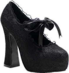 Black Lace Pumps, Goth Shoes, Lace Pumps, Stripe Outfits, Lace Heels, New Stuff, 5 Inch Heels, Red Stripe, Platform Pumps