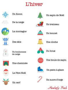 a christmas card with the words i'llver in different languages and pictures on it