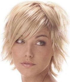 Image result for Short Flippy Shag Hairstyles Bob Lung, Funky Short Hair, Shorter Hair, Short Choppy Hair, Funky Hairstyles, Short Hair Styles For Round Faces