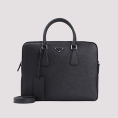 Indulge in the luxurious texture of 100% Saffiano calf leather with this stylish briefcase. Perfect for work or travel, it effortlessly combines practicality and sophistication for the modern professional. Made from 100% Saffiano calf leather Spacious dimensions of W:36CM x H:28CM x D:5CM Perfect for work or travel Prada Luggage, Organizing Documents, Prada Saffiano, Prada Men, Leather Cap, Leather Briefcase, Pumps Flat, Business Attire, Winter 2024