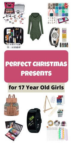 Check out our list of top rated gift ideas for any 17 year old girl. Gift them to your girlfriend, bestie, best friend, sister, or daughter for Birthdays, Valentine's Day or Christmas. These are best gifts for Christmas or Birthdays. Best Gift ever| The best gift| Gifts for teen girls 2021 | Gift for Teenage Girls| Best Gift Ideas| Gifts for Her| Gifts for Best Friend | Gifts for Teen Girls Perfect Christmas, Top Rated