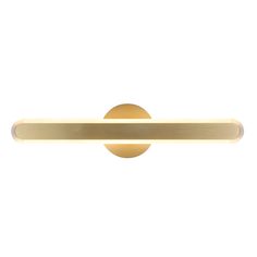 an image of a bathroom light fixture with gold trim and dimmers on the side