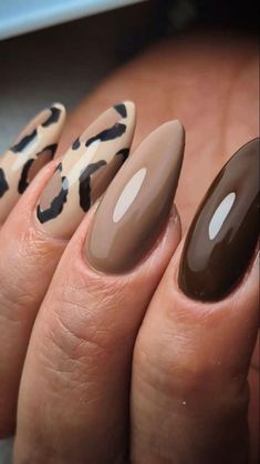 #acrylicnails #acrylicnaildesigns #naildesign #nailart #nailideas Cheetah Nails, Leopard Nails, Kandy, Nail Manicure