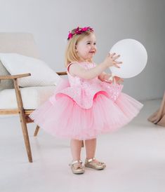 Fairy Princess Costume, 1st Birthday Dress, Cake Photoshoot, Sparkling Dress, Pink Baby Dress, Baby Tutu Dresses, Baby Birthday Dress, Tutu Birthday, Toddler Christmas Dress