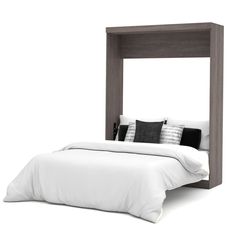 Nebula 65W Queen Murphy Bed, Space-Saving Wall Bed by Bestar – Overstock Fold Up Wall Bed, Horizontal Murphy Bed