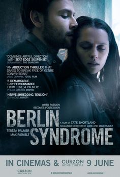 the poster for berlin syndrome starring actors