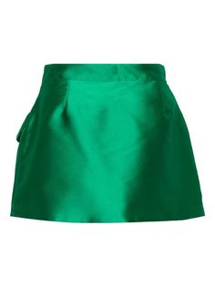 Isabel Sanchis multi-pockets Mini Shorts - Farfetch Chic Mini Shorts With Side Pockets, High Waist Green Mini Skirt With Pockets, Chic Mini Length Shorts With Side Pockets, Chic Mini Shorts With Pockets, Green Bottoms With Pockets And Short Inseam, Chic Short Cargo Skirt With Side Pockets, Green High-waisted Shorts With Pockets, Green High Waist Bottoms With Patch Pockets, High Waist Green Bottoms With Patch Pockets