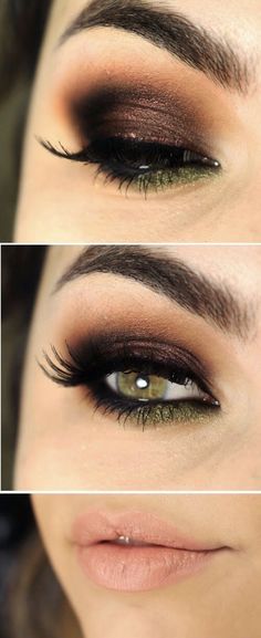 Eyeshadow Looks For Hazel Green Eyes, Makeup Hazel Eyes, Cowgirl Makeup, Carnaval Make-up, Smokey Eyes Makeup, Hazel Eye Makeup, Fun Makeup, Smokey Eye Makeup Tutorial, Eye Makeup Pictures