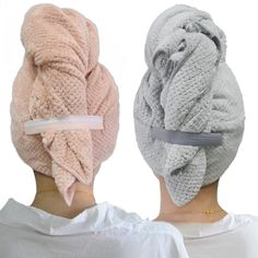 PRICES MAY VARY. 【JUMBO ULTRA-LARGE SIZE】Unique Extra Large 43”x 24” Microfiber Hair Towel Wrap, the perfect sized right for all hair types, Large enough to cover thick, long hair, and light enough that it won’t weigh you down. Curly, straight, long, short, dry, or oily hair - we’ve all got you covered! 【WON'T FALL OFF WITH ELASTIC STRAP】 The durable and elastic strap is firmly stitched on hair towel wrap,stays in place,no worries slipping,without pulling or damaging hair.Simply wrap, twist, tuc Dry Long Hair, Microfiber Hair Towel, Hair Drying Towel, Frizz Hair, Anti Frizz Hair, Hair Towel Wrap, Hair Drying, Hair Turban, Towel Wrap