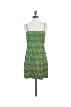 Current Boutique-Nanette Lepore - Green Multicolor Paisley Dress Sz 4 Pink Spaghetti, Minimalist Fashion Casual, Nanette Lepore Dress, Paisley Print Dress, Buy Shoes Online, Short Dresses Casual, Paisley Dress, Nanette Lepore, Fashion 2020