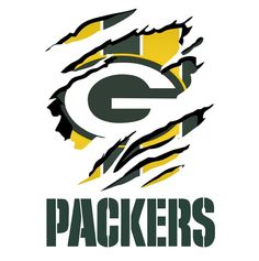 the green bay packers logo on a white background