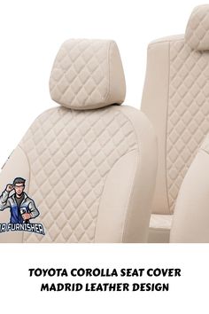 toyota corolla seat cover for madrid leather design