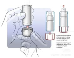 the instructions for how to use an electric toothbrush and mouthwash dispenser