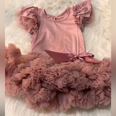 Brand New Dusty Rose Pink 3-6 Months Snap Bottom Tutu Dress. Good For Photo Shoots. Dusty Rose Pink, Tutu Dress, Girl Dress, Rose Pink, Kids' Dresses, Dusty Rose, 2nd Birthday, 6 Months