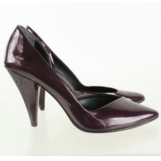 Beautiful Patent Leather Purple Ann Taylor Heels. Leather Genuine Italian. Brand New Shoes Without Box. Show Evidence Of Being Tried On (Some Small Creases) And In-Store Wear But Never Outside. See Soles. Size On Shoe: 7 1/2m Heel/Wall To Toe: 11 Width At Widest Point: 3 Heel Height: 4 Closure Type: Slip On Burgundy 4-inch Heels For Office, Formal Burgundy Heels With Pointed Toe, Formal Burgundy Pointed Toe Heels, Purple Patent Leather Heels With Pointed Toe, Burgundy Patent Leather Heels With Closed Toe, Burgundy Round Toe Heels For Work, Classic Burgundy Pointed Toe Heels, Burgundy Pointed Toe Heels With Wrapped Heel, Burgundy Heels With Wrapped Heel And Pointed Toe