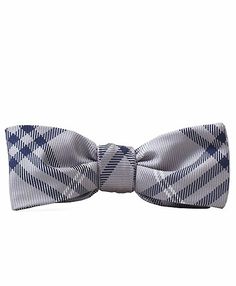 Brooks Brothers - Black Fleece Plaid Silk Bow Tie Prom Looks For Guys, Prom For Guys, Mens Neckwear, Fleece Plaid, Silk Bow Ties, Silk Bow, Grey Plaid, Plaid Fashion, Black Fleece