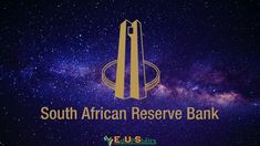 the south african reserve bank logo on a night sky background with stars in the foreground